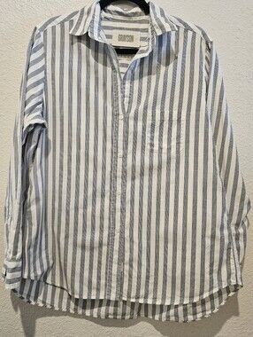Grayson The Hero Buttown Down Striped Shirt Size M